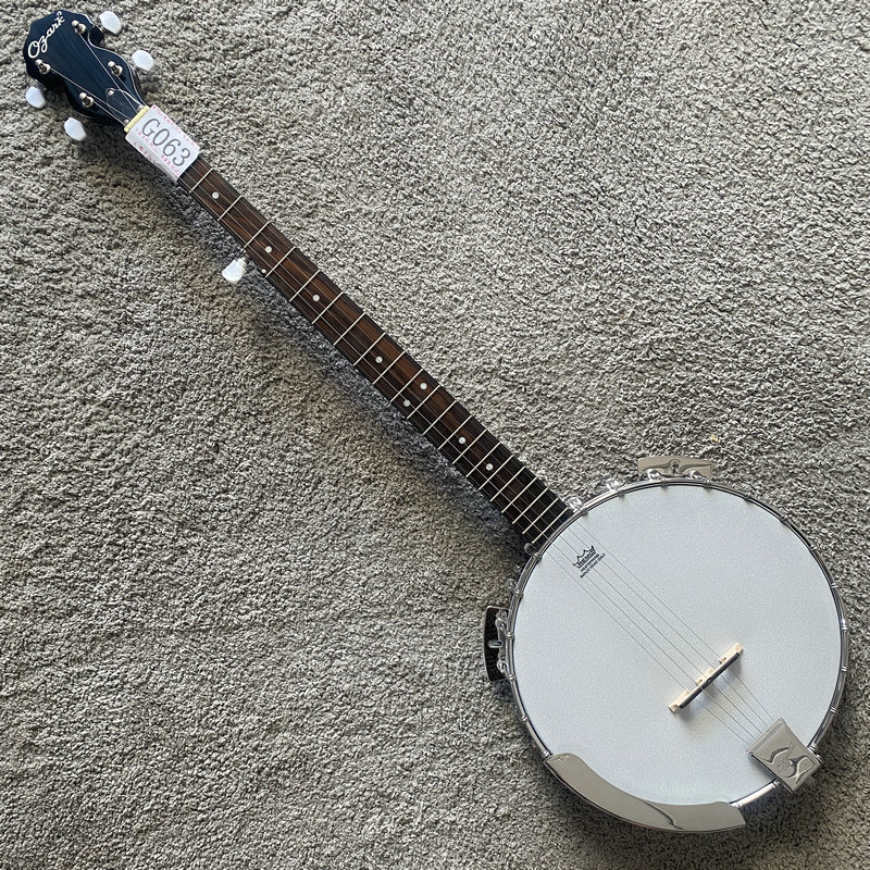 Banjo 5 String Open - G063 Echte Ozark 5-Saiten-Banjo-Gitarre mit 22
