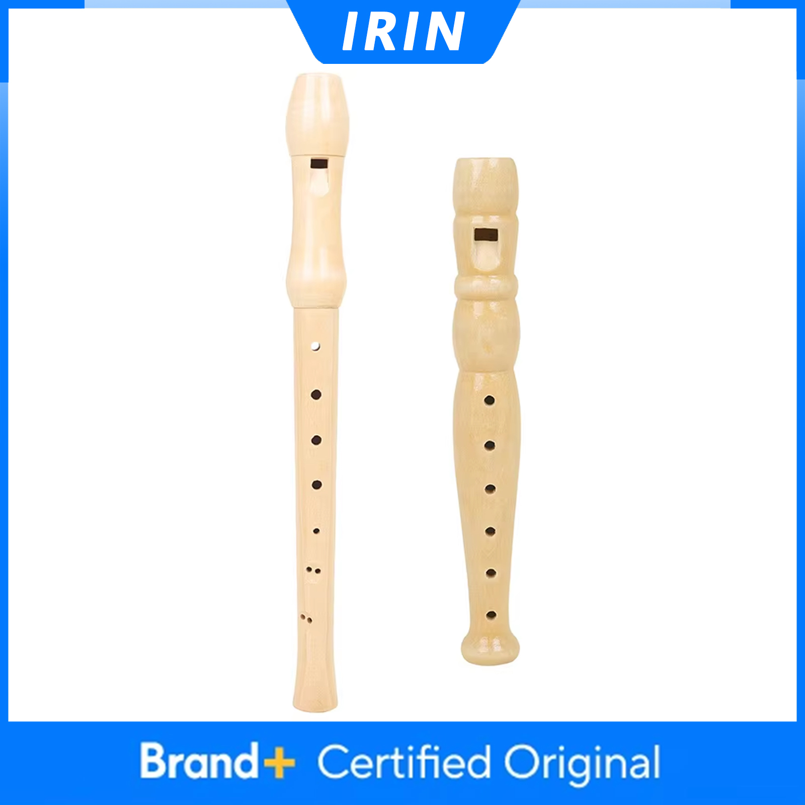 Musical Instrument Games - IRIN 6/8-Loch Blockflöte in Holzoptik, Professionelles