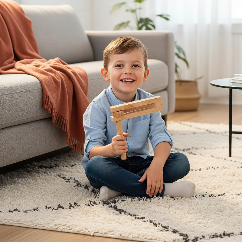 Handgehaltener Holzrasselgeräu – Musical Instrument Family Bewertung und Preis