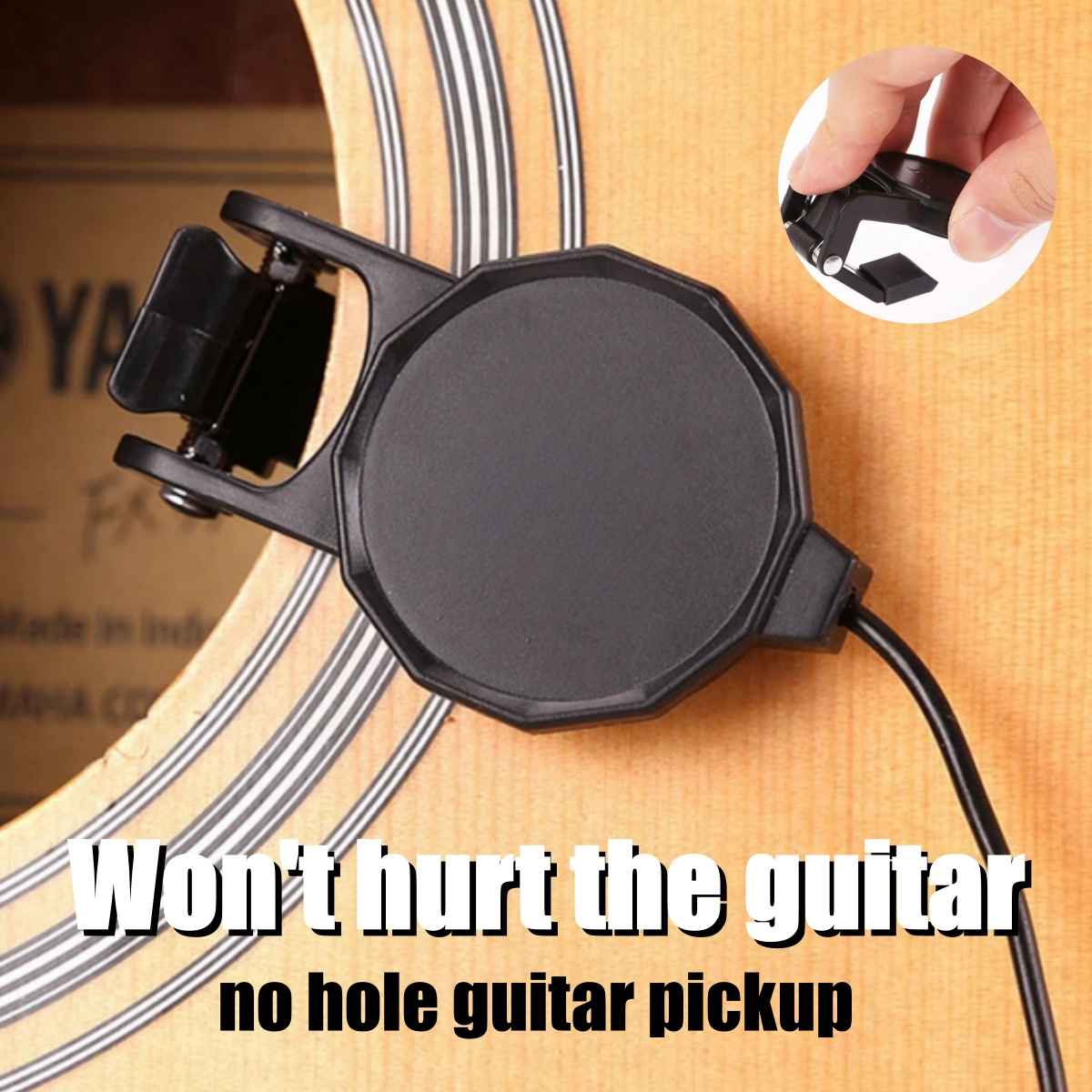 Audio Jack Clip On Pickup für  – Musical Instruments Easy Bewertung und Preis