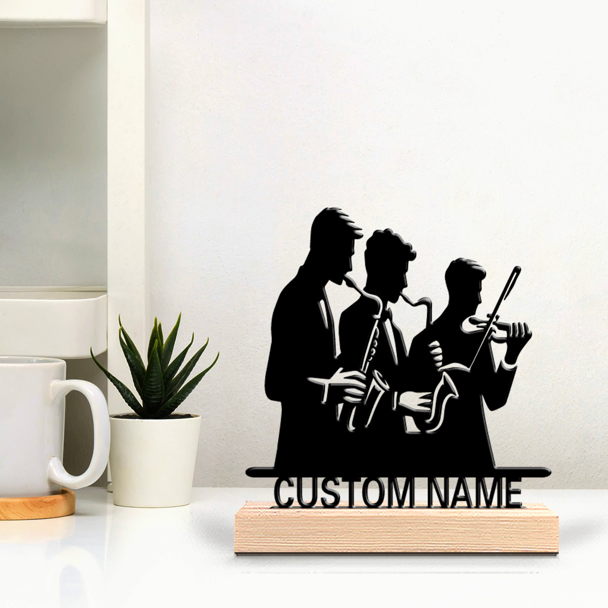 1 Stück Blechfigur mit Holzsoc – Musical Instrument And Names Bewertung und Preis