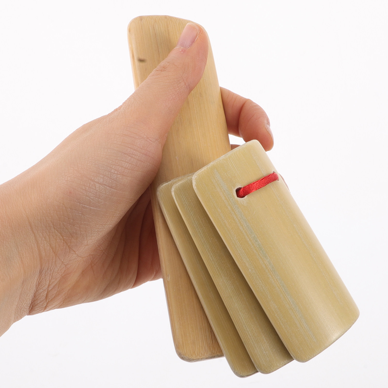 4 Stück Kinder-Bambus-Handklap – Musical Instrument Family Bewertung und Preis