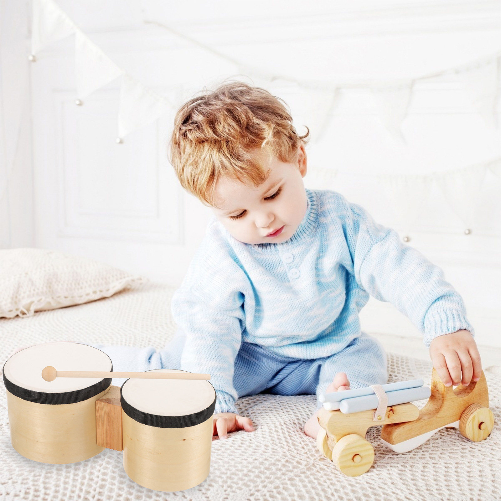 Holztrommel, Percussion-Tromme – Musical Instruments Easy Bewertung und Preis