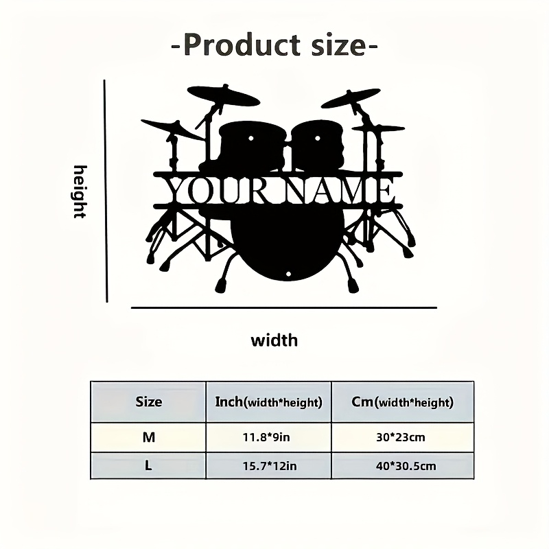 Individuelles Schlagzeug-Set M – Musical Instrument And Names Bewertung und Preis