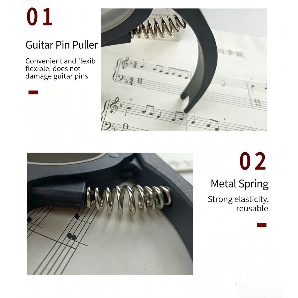 2-in-1 Gitarren-Capo mit Saite – Musical Instruments Easy Bewertung und Preis