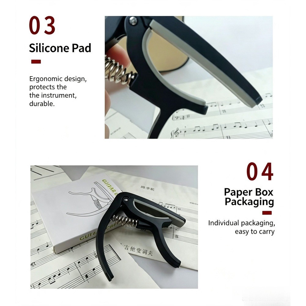 2-in-1 Gitarren-Capo mit Saite – Musical Instruments Easy Bewertung und Preis