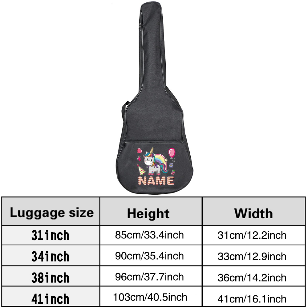Angepasst Name Gitarre Tasche  – Musical Instrument And Names Bewertung und Preis